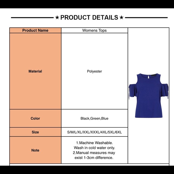 Green off the shoulder blouse, with tie - Picture 5 of 6